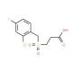3-[(2-Chloro-4-fluorobenzyl)sulfonyl]-propanoic acid - chemical structure image