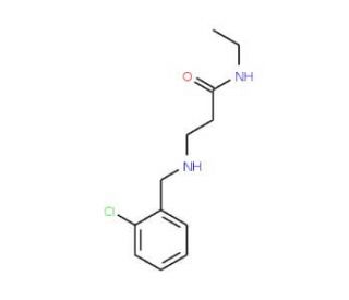 3-[(2-Chlorobenzyl)amino]-N-ethylpropanamide - chemical structure image