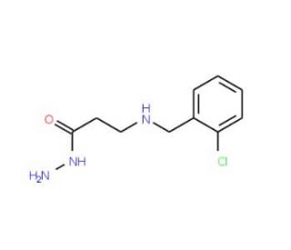 3-[(2-Chlorobenzyl)amino]propanohydrazide - chemical structure image
