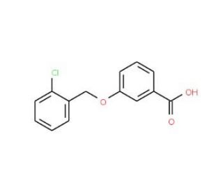 3-[(2-Chlorobenzyl)oxy]benzoic acid - chemical structure image