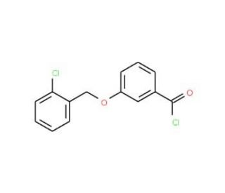 3-[(2-chlorobenzyl)oxy]benzoyl chloride - chemical structure image