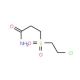 3-[(2-chloroethyl)sulfonyl]propanamide (CAS 1562-40-9) - chemical structure image