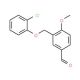 3-[(2-Chlorophenoxy)methyl]-4-methoxybenzaldehyde - chemical structure image