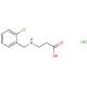 3-{[(2-chlorophenyl)methyl]amino}propanoic acid hydrochloride - chemical structure image