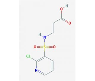 3-{[(2-chloropyridin-3-yl)sulfonyl]amino}propanoic acid - chemical structure image