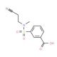 3-[(2-Cyano-ethyl)-methyl-sulfamoyl]-benzoic acid - chemical structure image