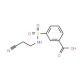 3-{[(2-cyanoethyl)amino]sulfonyl}benzoic acid - chemical structure image