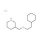 3-[(2-Cyclohexylethoxy)methyl]piperidinehydrochloride - chemical structure image