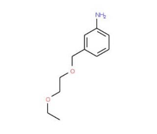 3-[(2-ethoxyethoxy)methyl]aniline - chemical structure image