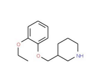 3-[(2-Ethoxyphenoxy)methyl]piperidine - chemical structure image