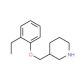 3-[(2-Ethylphenoxy)methyl]piperidine - chemical structure image