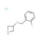 3-[(2-Fluorobenzyl)oxy]azetidine hydrochloride - chemical structure image