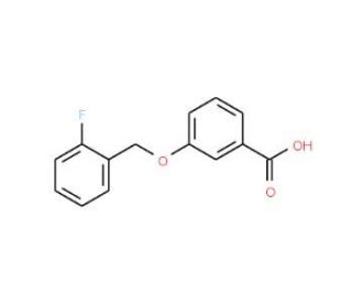 3-[(2-Fluorobenzyl)oxy]benzoic acid - chemical structure image