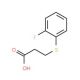 3-[(2-fluorophenyl)thio]propanoic acid (CAS 21243-09-4) - chemical structure image