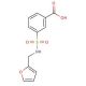 3-{[(2-furylmethyl)amino]sulfonyl}benzoic acid - chemical structure image