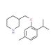 3-[(2-Isopropyl-5-methylphenoxy)methyl]piperidine - chemical structure image