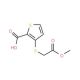 3-[(2-Methoxy-2-oxoethyl)sulfanyl]-2-thiophenecarboxylic acid - chemical structure image