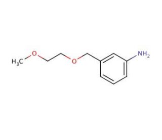 3-[(2-methoxyethoxy)methyl]aniline - chemical structure image