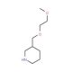 3-[(2-Methoxyethoxy)methyl]piperidine - chemical structure image