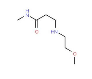 3-[(2-Methoxyethyl)amino]-N-methylpropanamide - chemical structure image