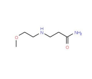 3-[(2-Methoxyethyl)amino]propanamide - chemical structure image