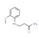 3-[(2-methoxyphenyl)amino]propanamide - chemical structure image