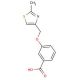 3-[(2-methyl-1,3-thiazol-4-yl)methoxy]benzoic acid - chemical structure image