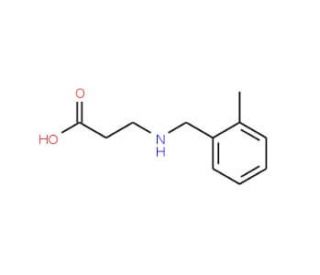 3-[(2-methylbenzyl)amino]propanoic acid - chemical structure image