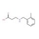 3-[(2-methylbenzyl)amino]propanoic acid - chemical structure image