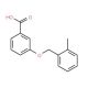 3-[(2-Methylbenzyl)oxy]benzoic acid - chemical structure image