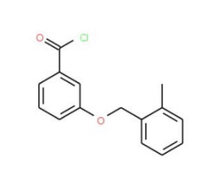 3-[(2-methylbenzyl)oxy]benzoyl chloride - chemical structure image