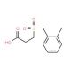 3-[(2-Methylbenzyl)sulfonyl]propanoic acid - chemical structure image