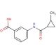 3-{[(2-methylcyclopropyl)carbonyl]amino}benzoic acid - chemical structure image