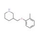 3-[(2-Methylphenoxy)methyl]piperidine (CAS 785713-79-3) - chemical structure image