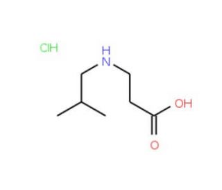 3-[(2-methylpropyl)amino]propanoic acid hydrochloride - chemical structure image