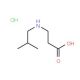 3-[(2-methylpropyl)amino]propanoic acid hydrochloride - chemical structure image