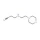 3-[(2-morpholin-4-ylethyl)amino]propanenitrile (CAS 41832-84-2) - chemical structure image