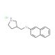 3-[(2-Naphthyloxy)methyl]pyrrolidine hydrochloride - chemical structure image