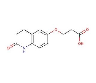 3-[(2-oxo-1,2,3,4-tetrahydroquinolin-6-yl)oxy]propanoic acid - chemical structure image