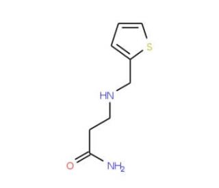 3-[(2-Thienylmethyl)amino]propanamide - chemical structure image
