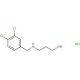 3-{[(3,4-dichlorophenyl)methyl]amino}propan-1-ol hydrochloride - chemical structure image