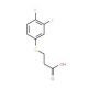 3-[(3,4-difluorophenyl)thio]propanoic acid (CAS 863667-96-3) - chemical structure image