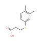 3-[(3,4-dimethylphenyl)thio]propanoic acid (CAS 104216-46-8) - chemical structure image