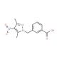 3-[(3,5-Dimethyl-4-nitro-1H-pyrazol-1-yl)methyl]-benzoic acid - chemical structure image
