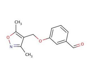 3-[(3,5-Dimethylisoxazol-4-yl)methoxy]benzaldehyde (CAS 905808-59-5) - chemical structure image