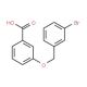 3-[(3-Bromobenzyl)oxy]benzoic acid - chemical structure image