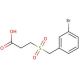 3-[(3-bromobenzyl)sulfonyl]propanoic acid - chemical structure image
