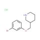 3-[(3-Bromophenoxy)methyl]piperidine hydrochloride - chemical structure image