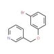 3-[(3-bromophenoxy)methyl]pyridine - chemical structure image