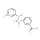 3-[(3-Chloro-phenyl)-methyl-sulfamoyl]-benzoic acid - chemical structure image